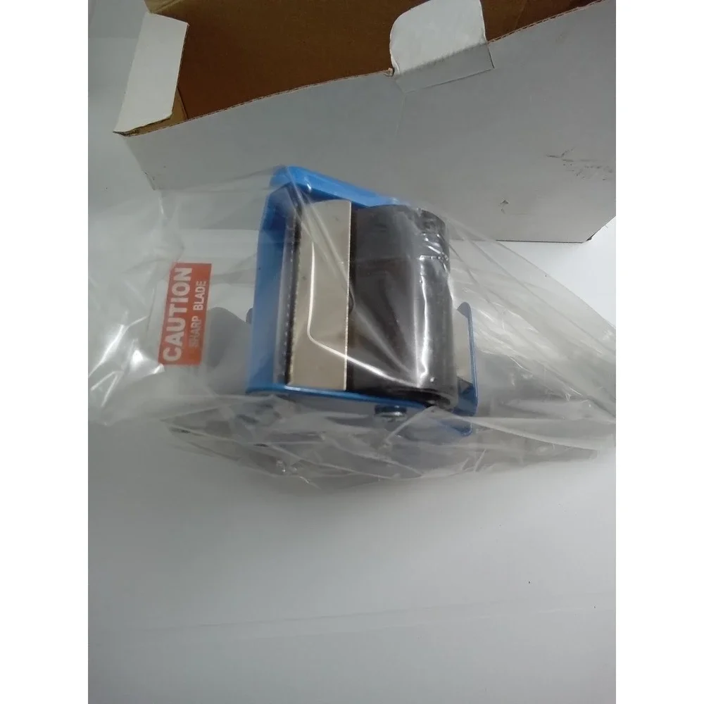 Heavy Duty 2 Inch Handheld Packing Tape Dispenser Gun Blue and Grey Metal‎ Frame